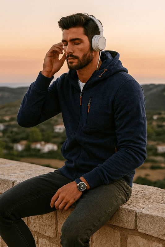 Men's Sports and Fitness Hoodie | Winter