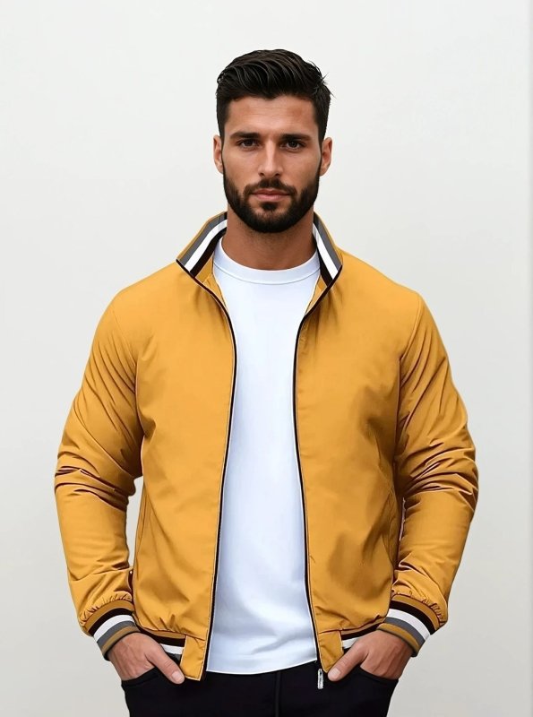 Men's Bomber Jacket | Stand Collar