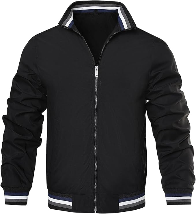 Men's Bomber Jacket | Stand Collar
