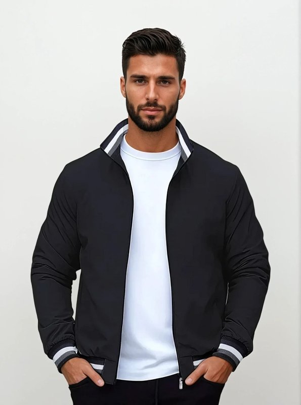 Men's Bomber Jacket | Stand Collar