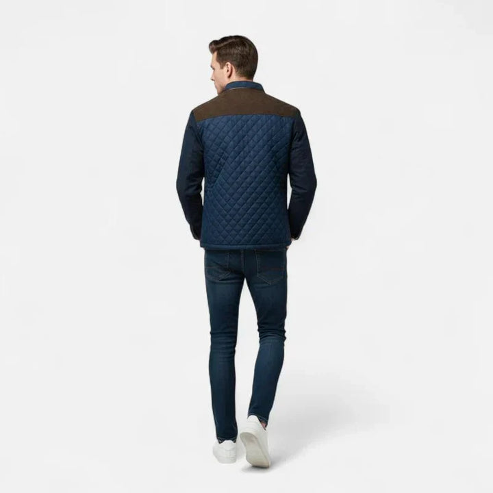 Men's Plaid Thick Jacket | Zip