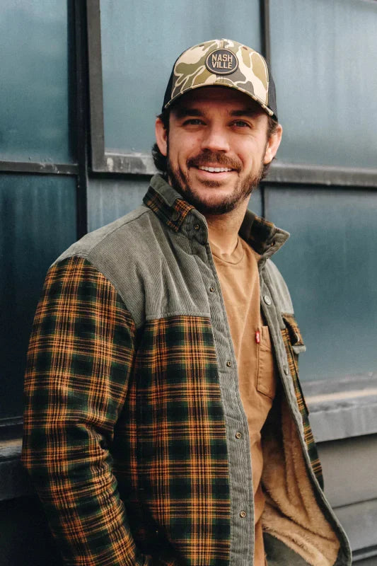 Men's Plaid Plus Velvet Jacket | Winter