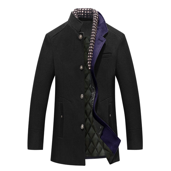 Men's Lapel Coat | Color Matching