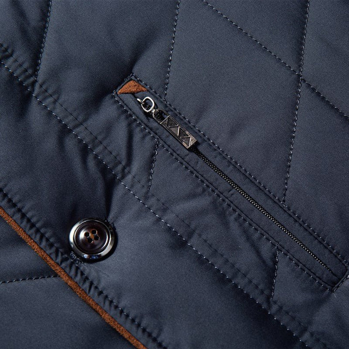 Men's Thick Jacket | Stand Collar