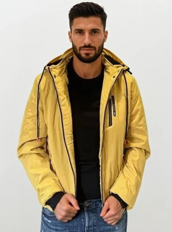 Men's Removable Hooded Jacket | Zip