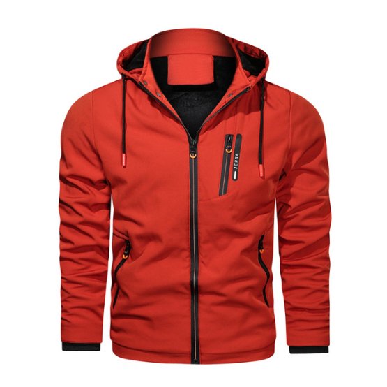 Men's Removable Hooded Jacket | Zip