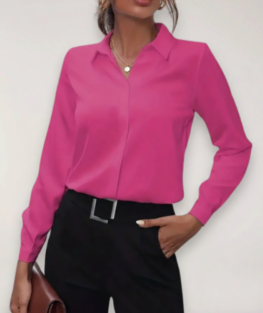 Women's Tailored Blouse | Button-Up