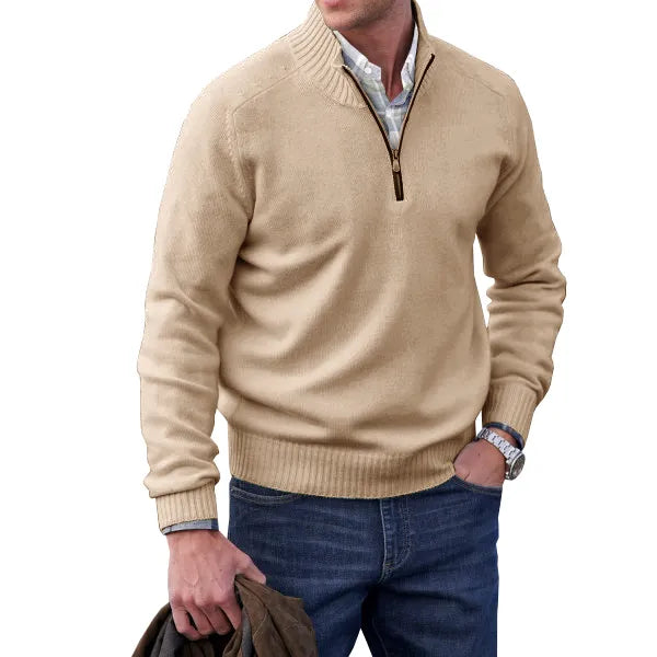 Men's Elegant Sweater | Zipper