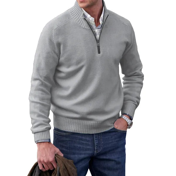 Men's Elegant Sweater | Zipper