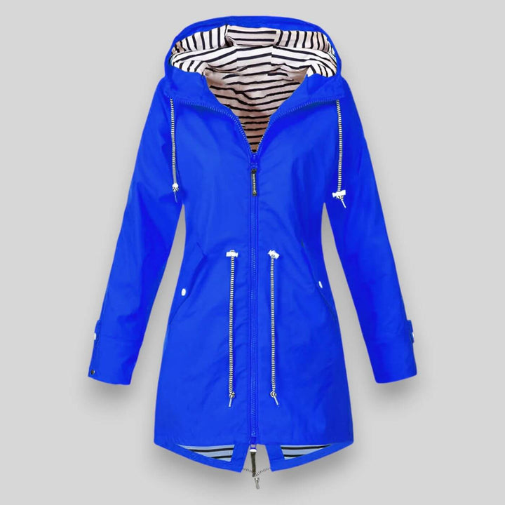 Women's Hooded Waterproof Jacket | Drawcord