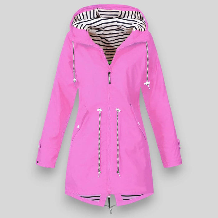 Women's Hooded Waterproof Jacket | Drawcord