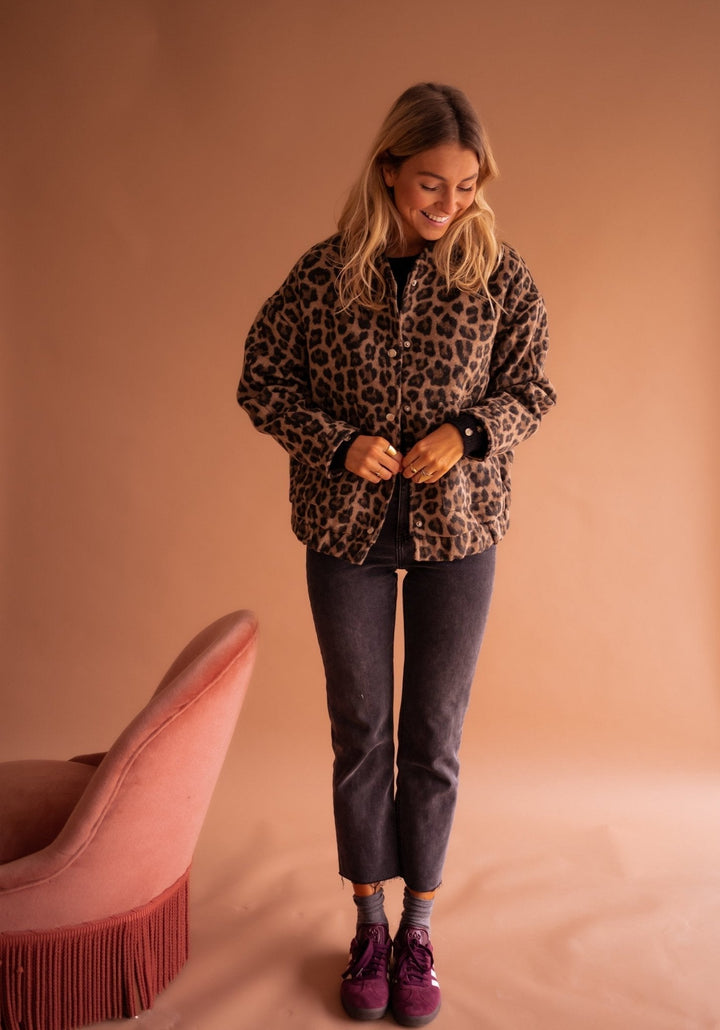 Women's Leopard Print Jacket | Trendy