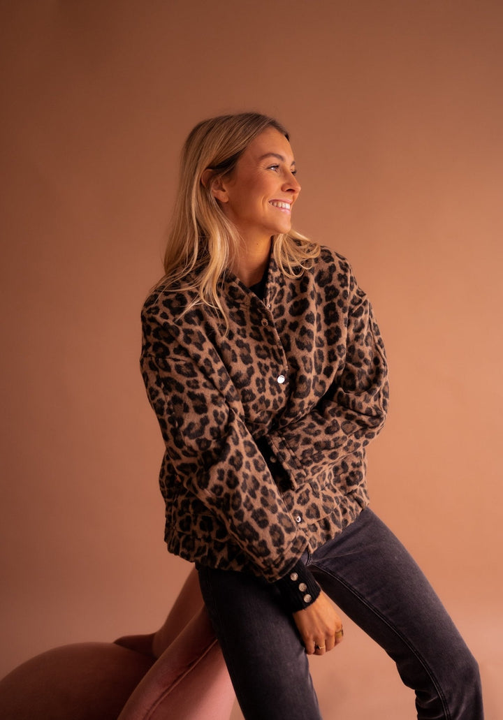 Women's Leopard Print Jacket | Trendy