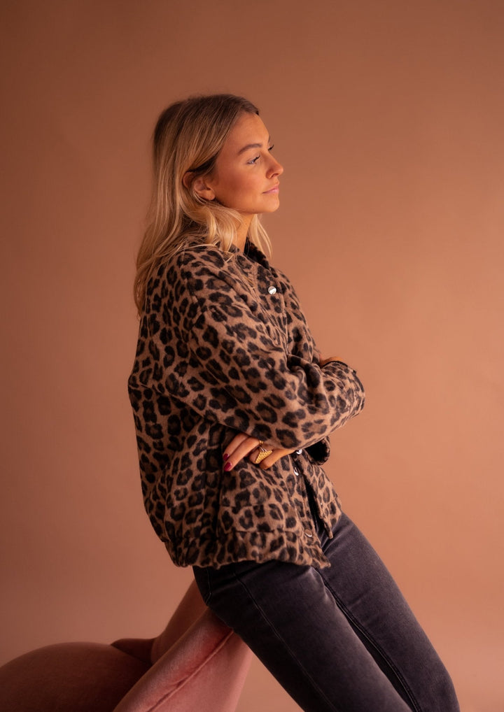 Women's Leopard Print Jacket | Trendy