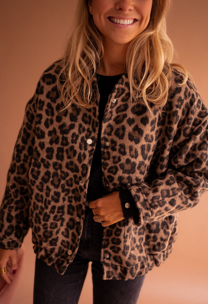 Women's Leopard Print Jacket | Trendy