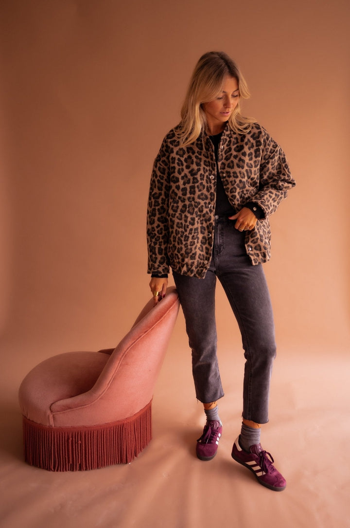 Women's Leopard Print Jacket | Trendy