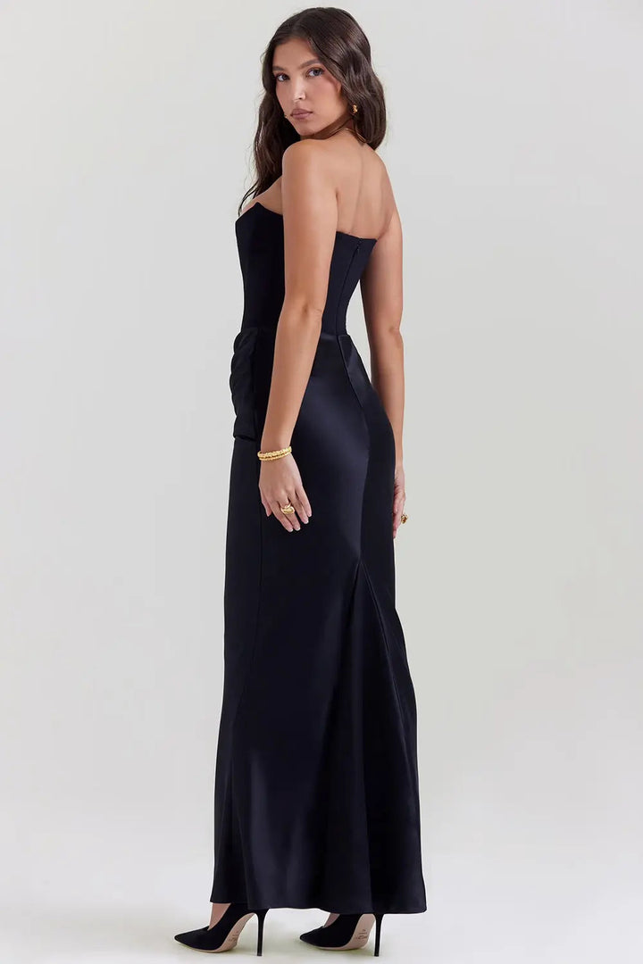 Women’s Strapless Corset Evening Dress | Maxi