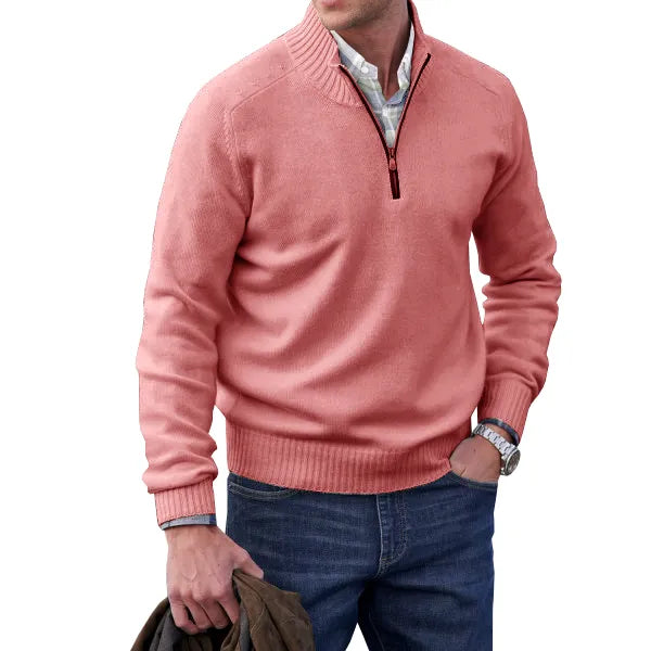 Men's Elegant Sweater | Zipper