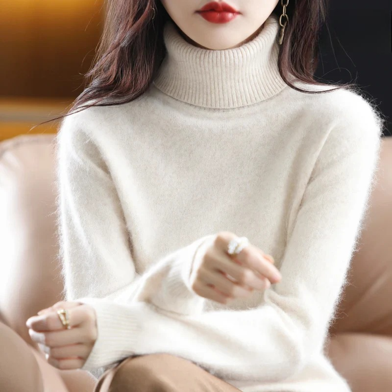 Women's Warm Turtleneck Sweater | Elegant
