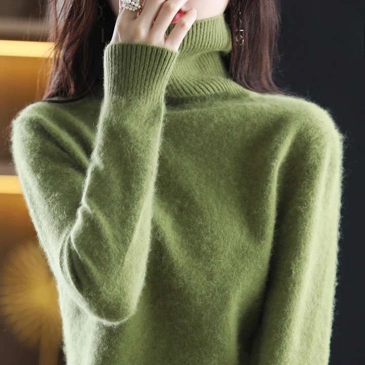 Women's Warm Turtleneck Sweater | Elegant
