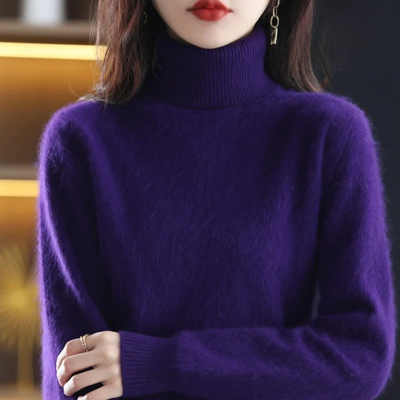 Women's Warm Turtleneck Sweater | Elegant