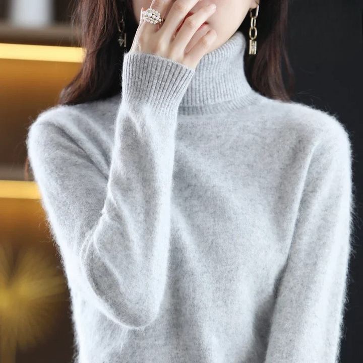 Women's Warm Turtleneck Sweater | Elegant