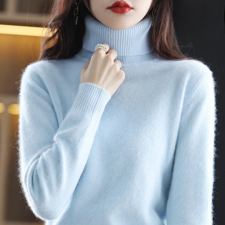 Women's Warm Turtleneck Sweater | Elegant