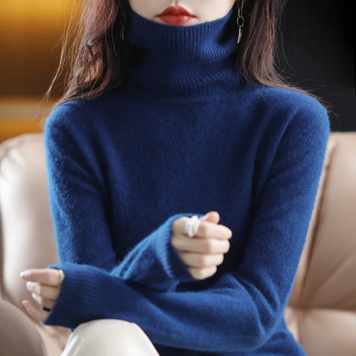 Women's Warm Turtleneck Sweater | Elegant