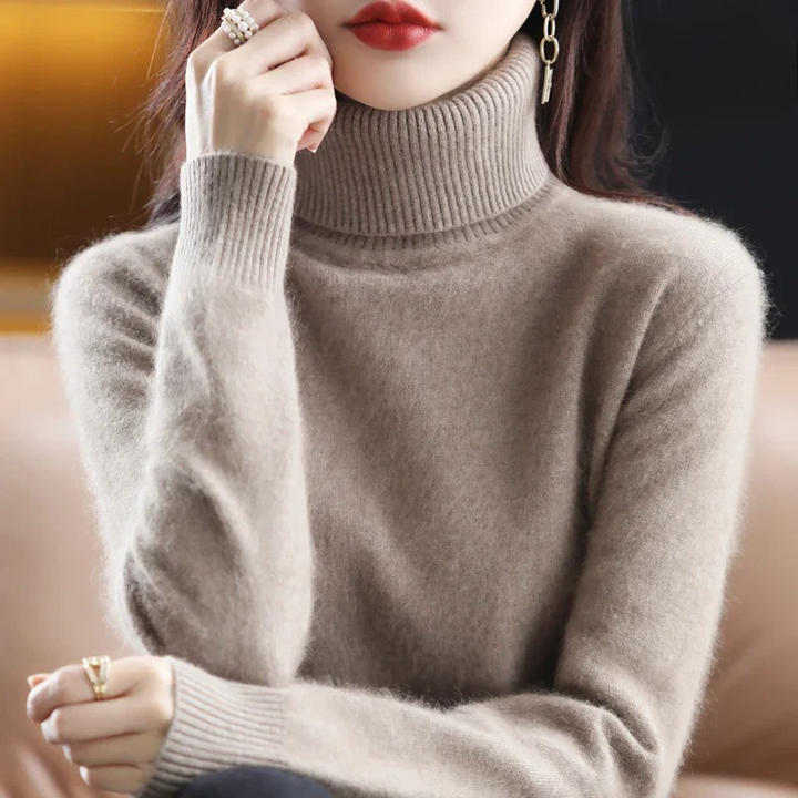 Women's Warm Turtleneck Sweater | Elegant