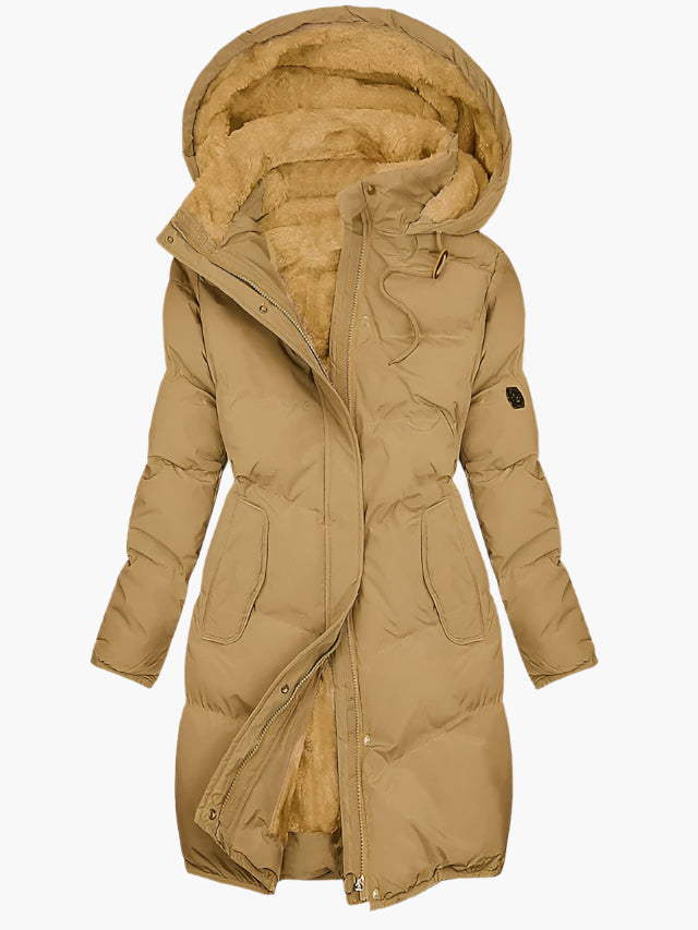Women's Quilted Hooded Coat | Winter