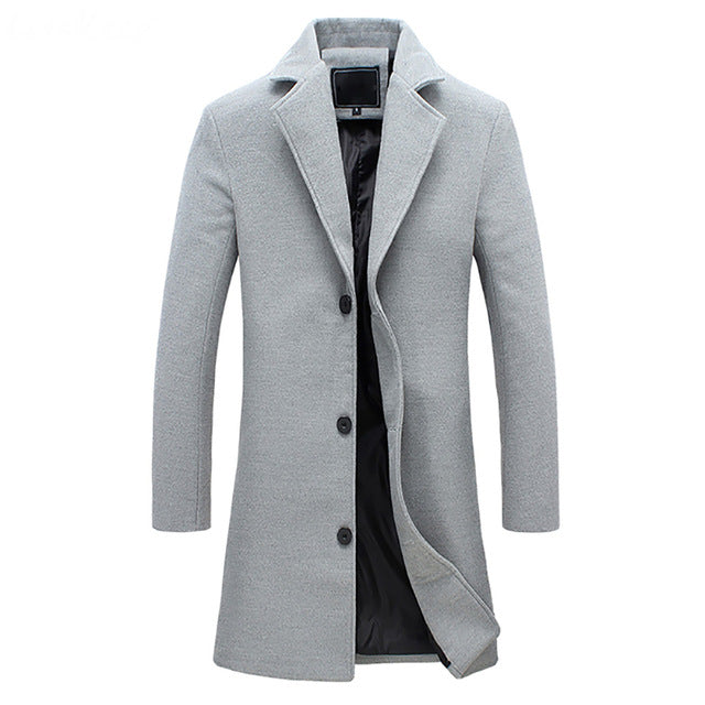 Men's Trench Keep Warm Coat | Winter
