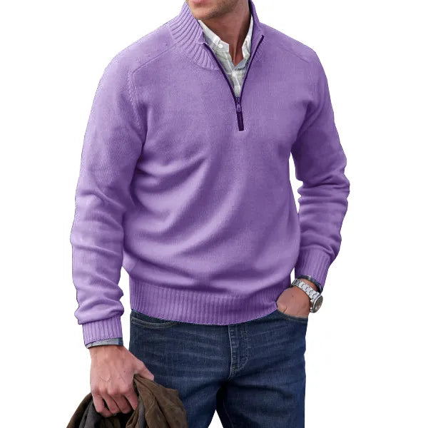 Men's Elegant Sweater | Zipper