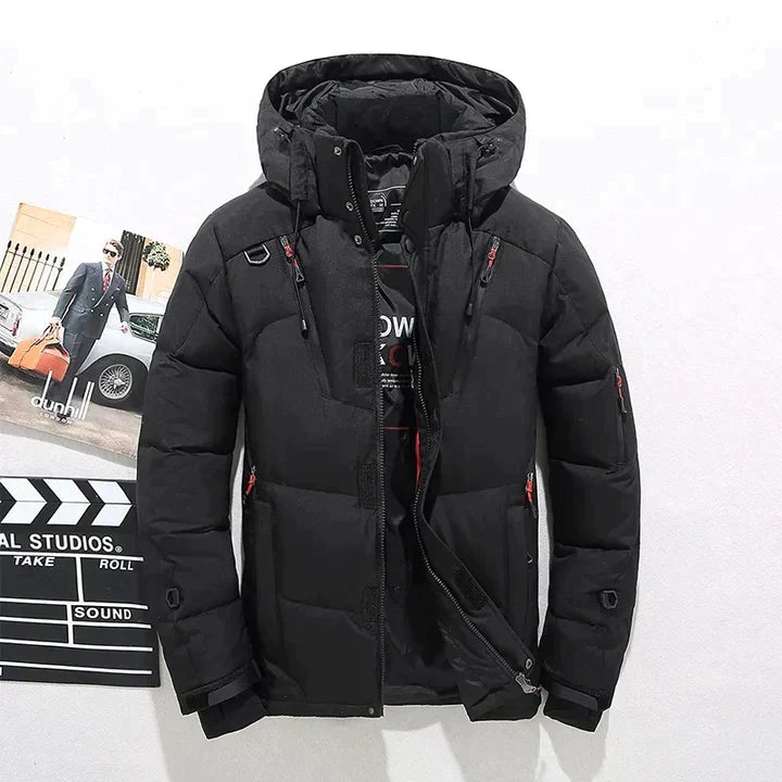 Men's Long Down Jacket | Warm