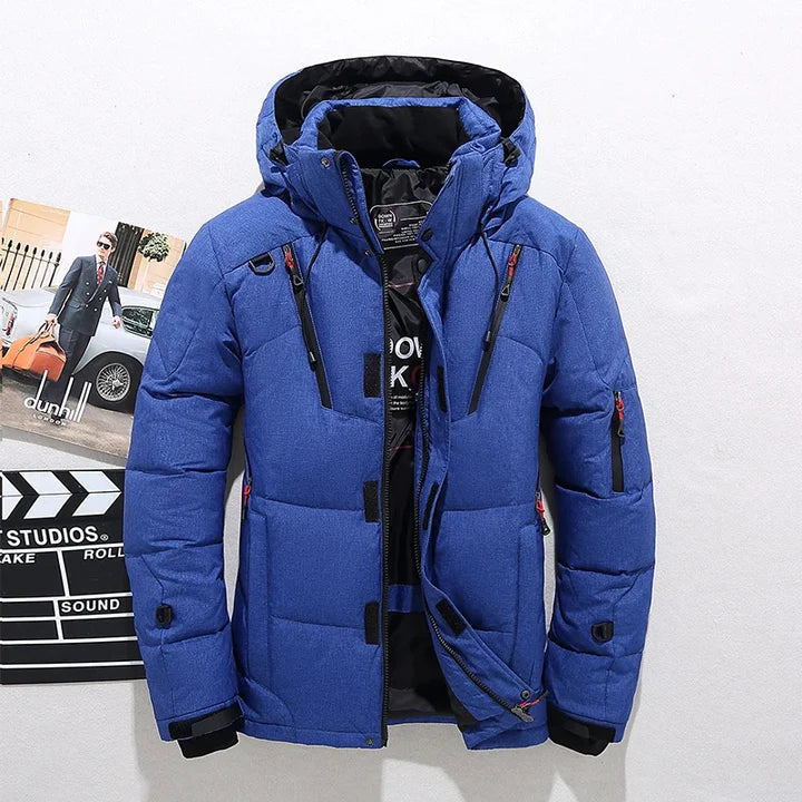 Men's Long Down Jacket | Warm