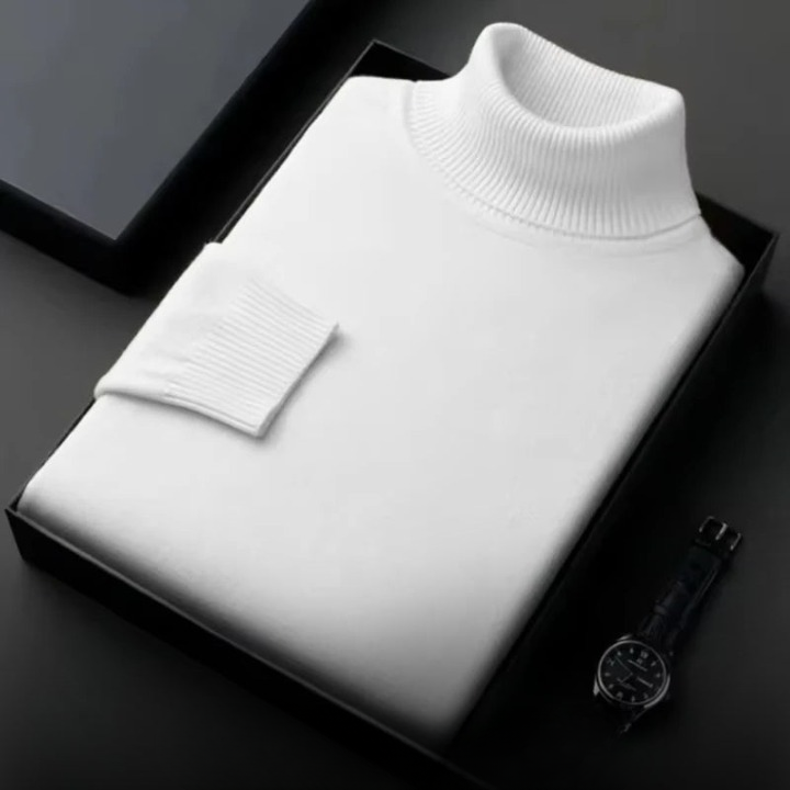 Men's Knitted Turtleneck Sweater | Warm