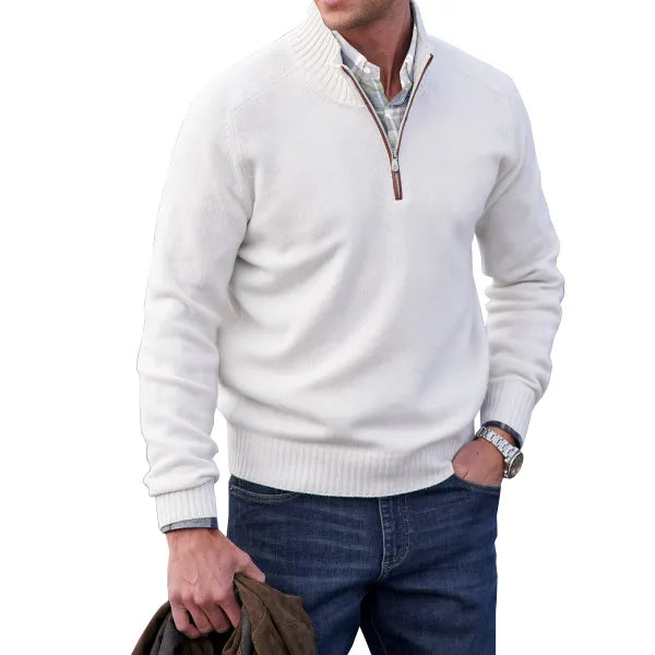 Men's Elegant Sweater | Zipper