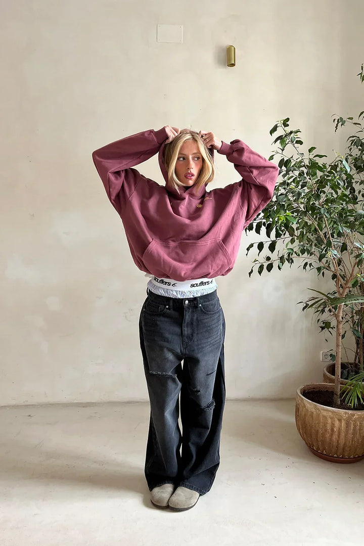 Women's Printed Hoodie | Oversized
