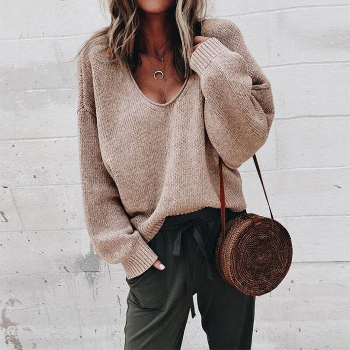 Women's Elegant Long Sleeve Sweater | Warm