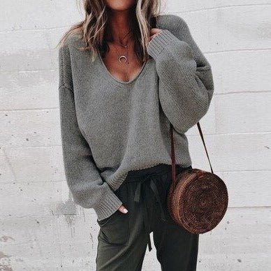 Women's Elegant Long Sleeve Sweater | Warm