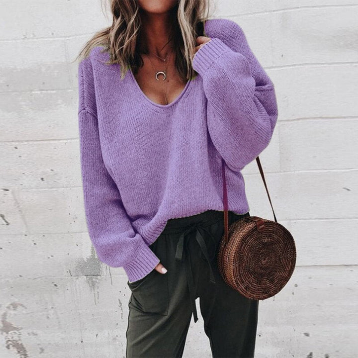 Women's Elegant Long Sleeve Sweater | Warm