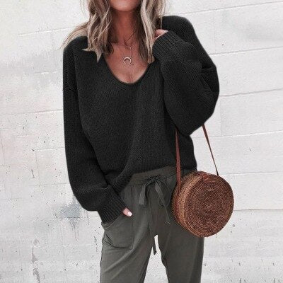 Women's Elegant Long Sleeve Sweater | Warm