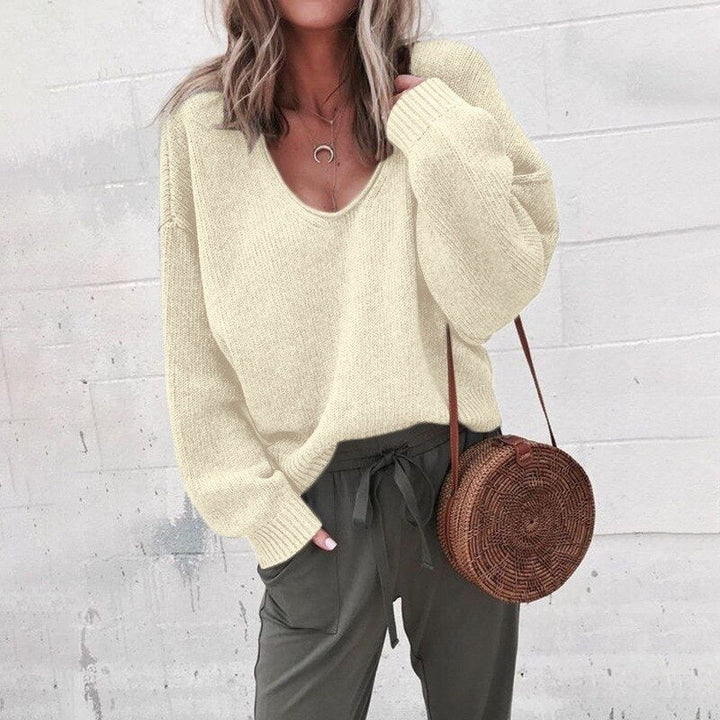 Women's Elegant Long Sleeve Sweater | Warm