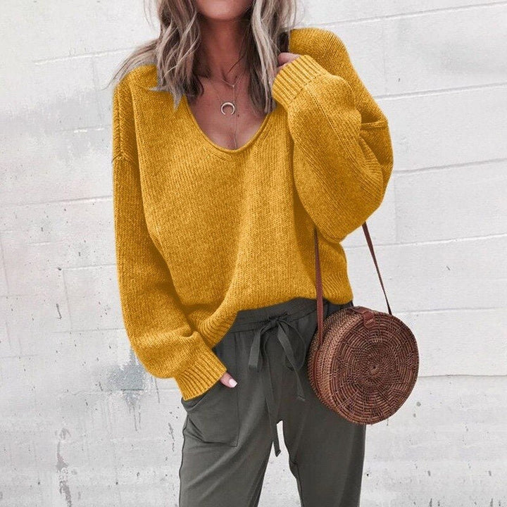 Women's Elegant Long Sleeve Sweater | Warm